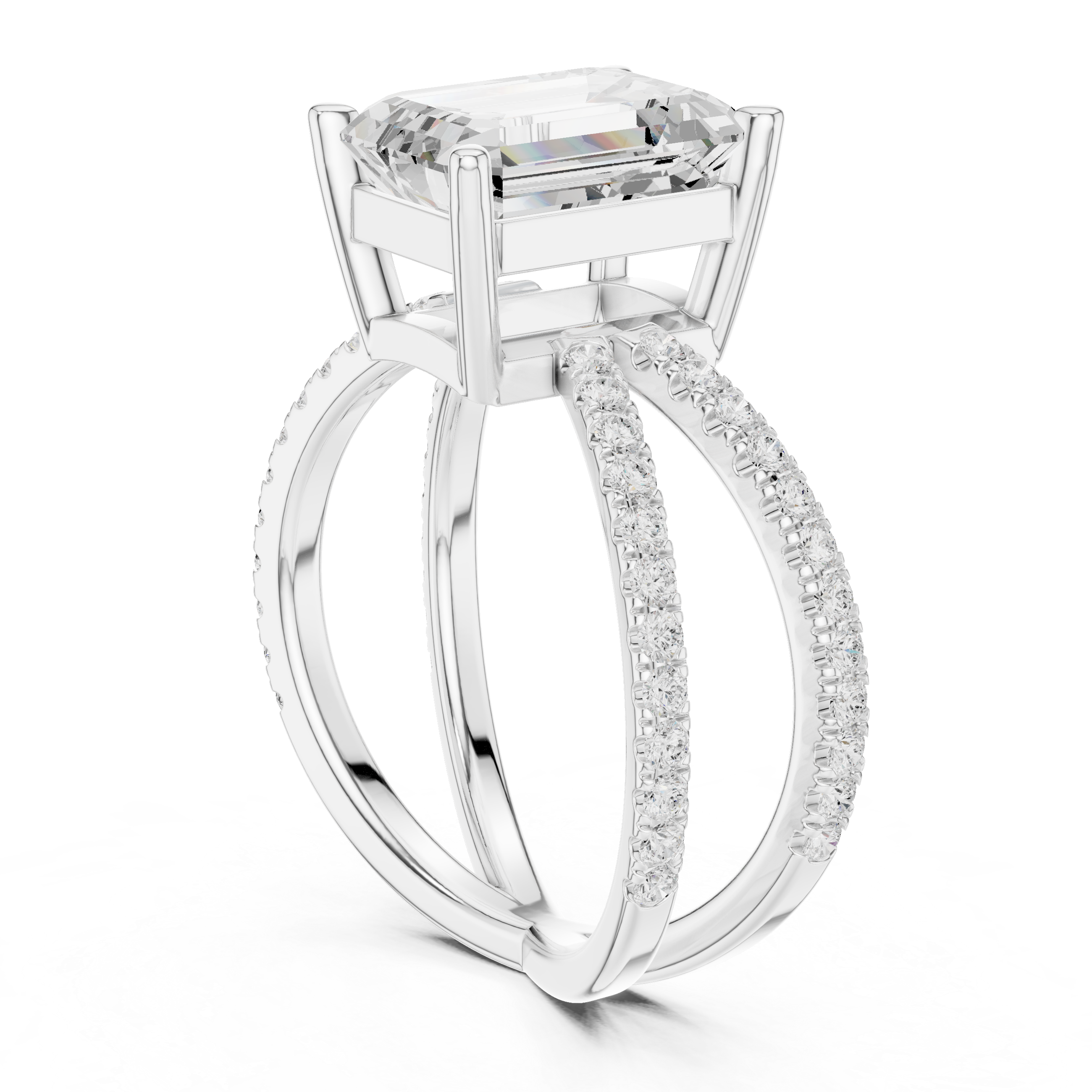 Classic engagement ring with timeless elegance.
