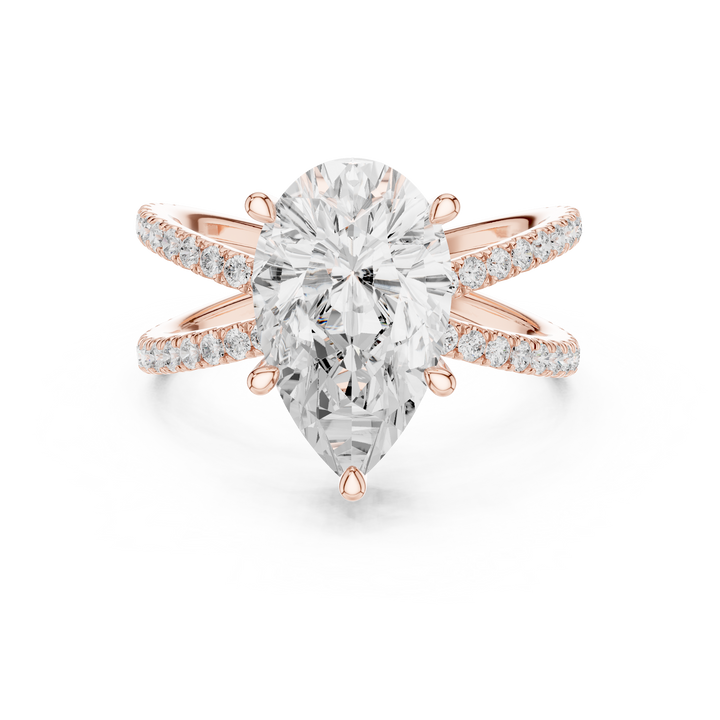 Modern pearl ring with sleek polished band.