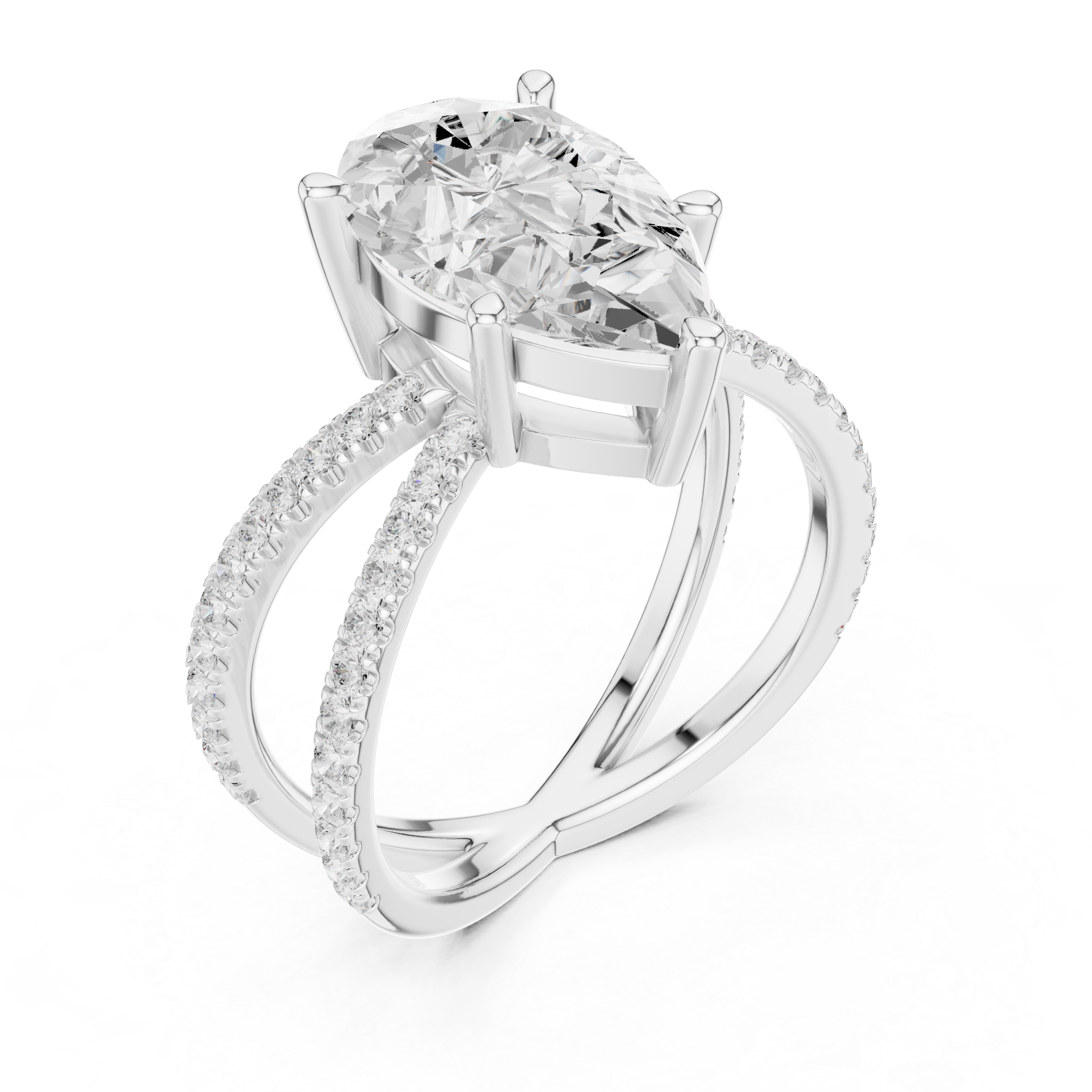 Classic wedding jewellery set with coordinated pieces.