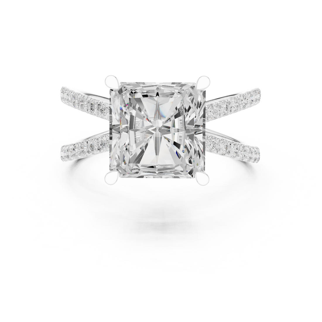 Minimalist solitaire pendant necklace featuring a brilliant lab-grown diamond in a sleek white gold setting.