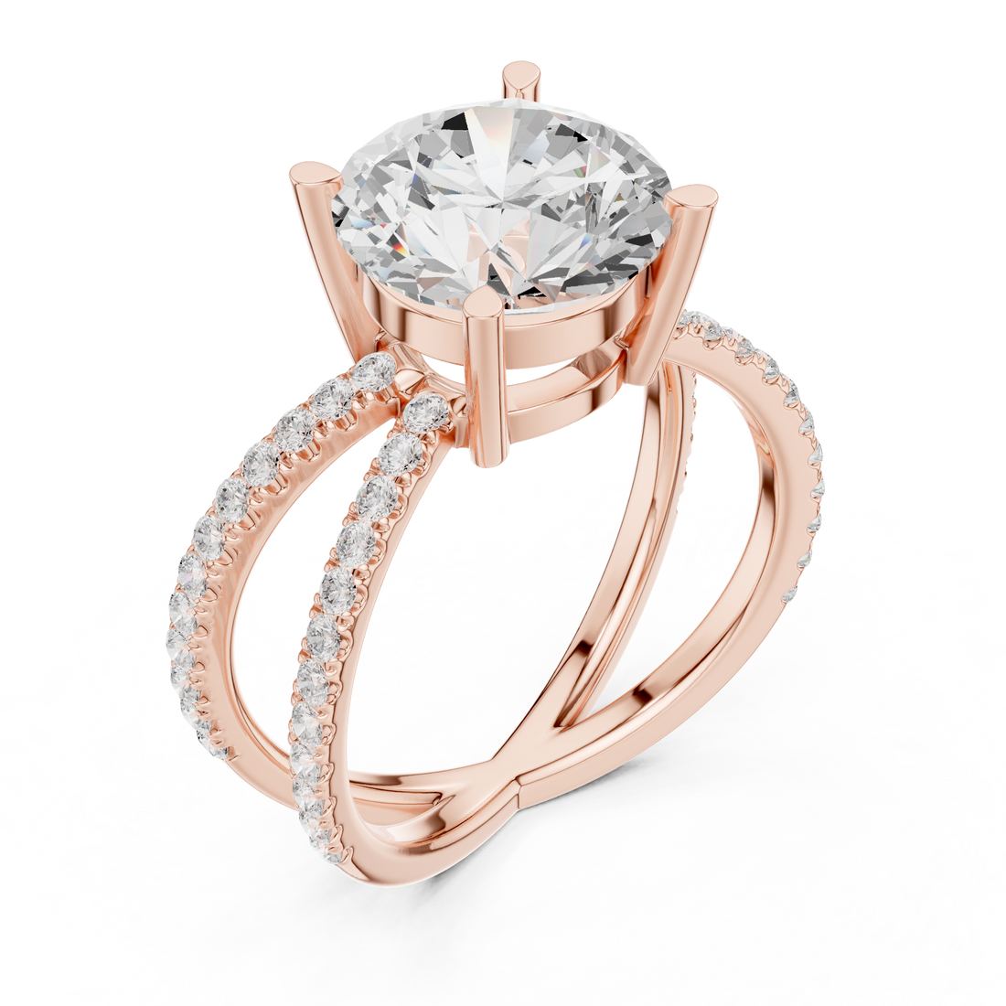 Stylish diamond link bracelet crafted in gold with carefully arranged lab-grown diamonds for added brilliance.