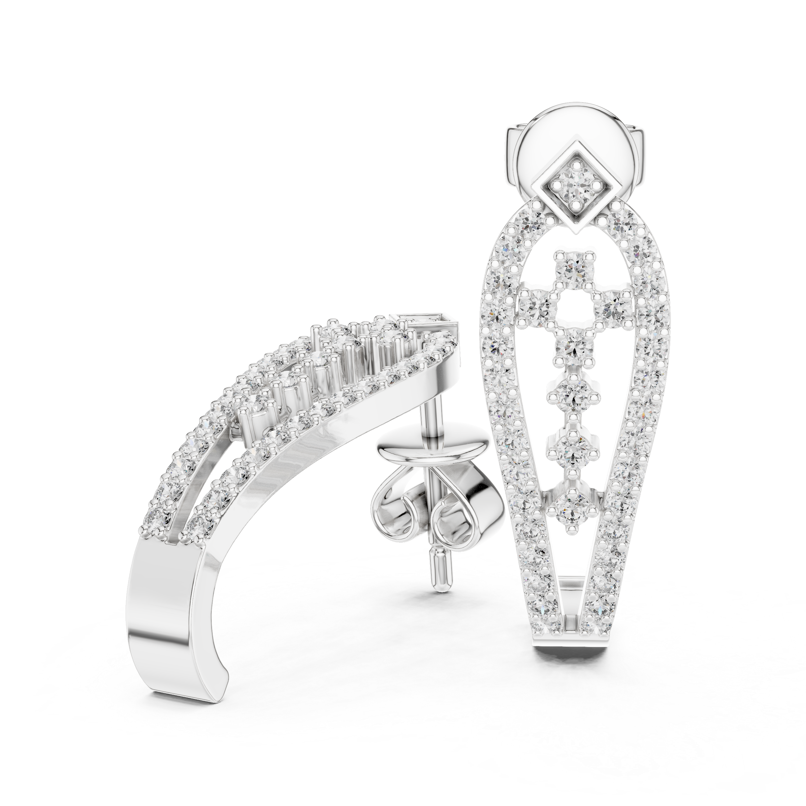 Adjustable chain bracelet with sliding clasp.