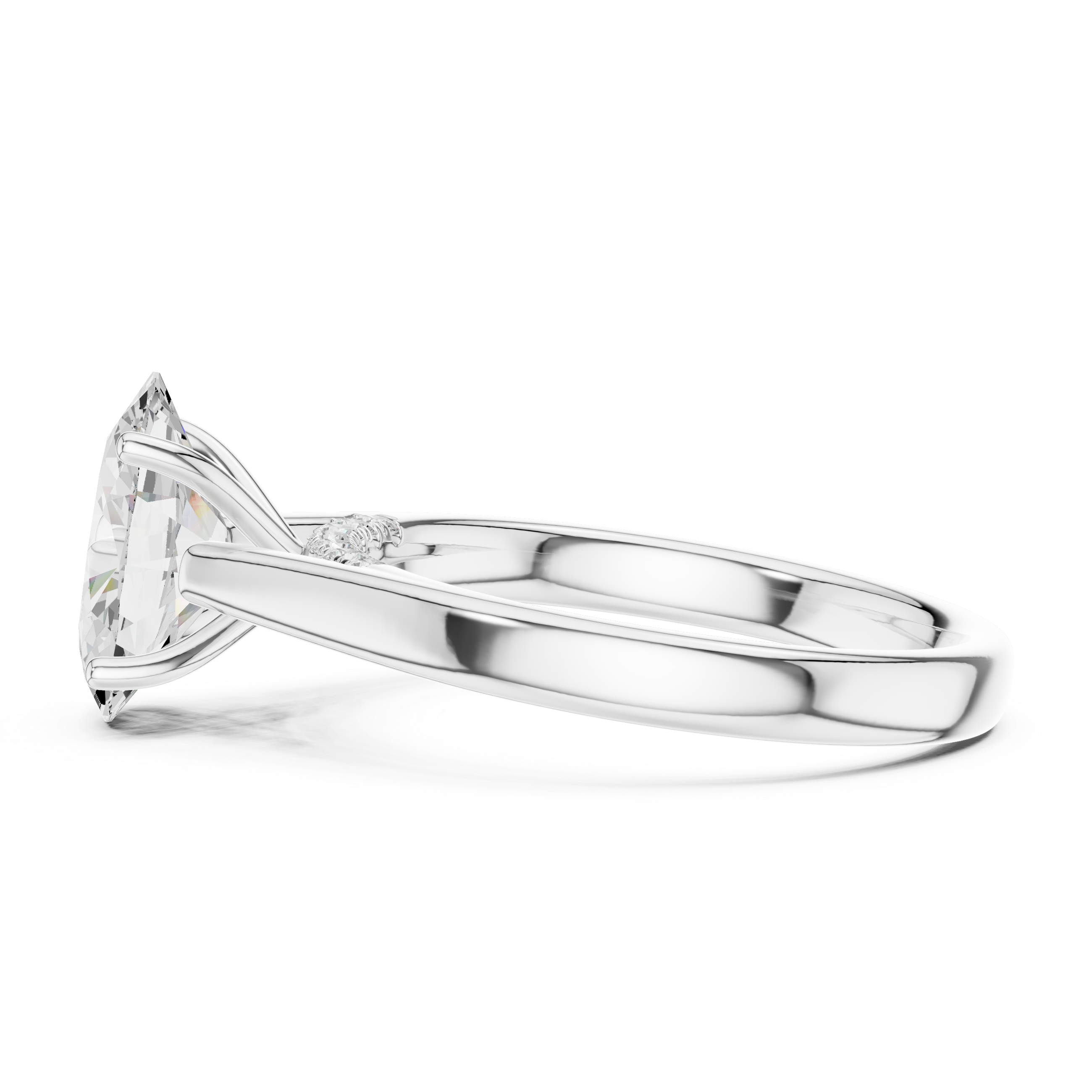 Slim stackable bangle with lightweight design.