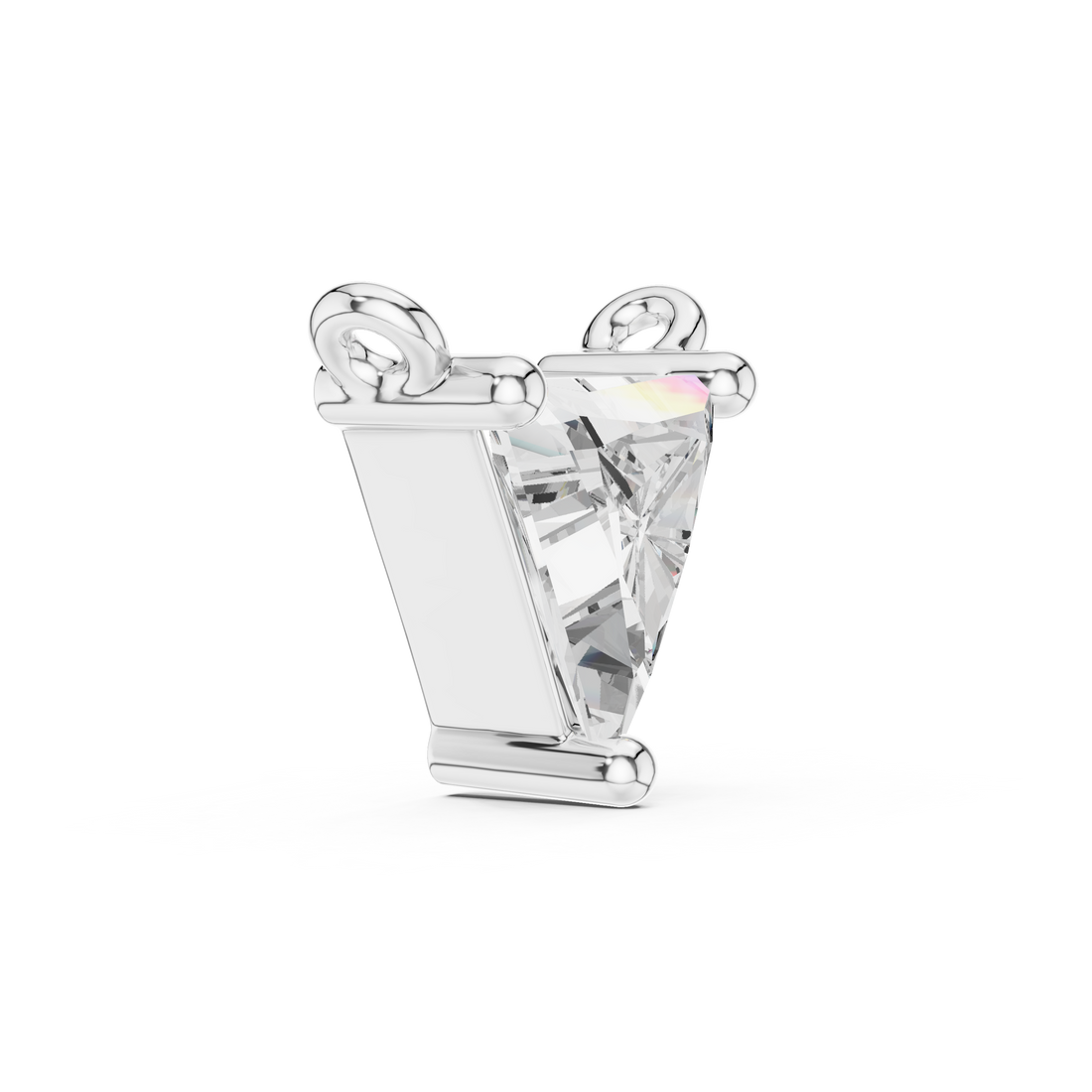 Stylish children's stud earrings featuring tiny gemstone detail.