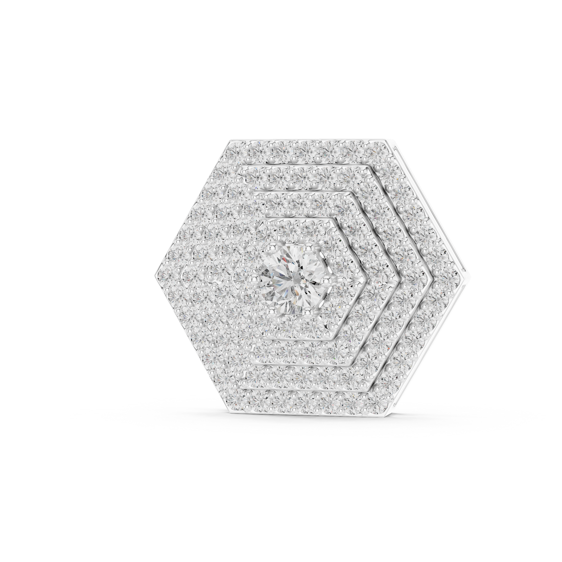 Modern promise ring featuring minimalist structure.