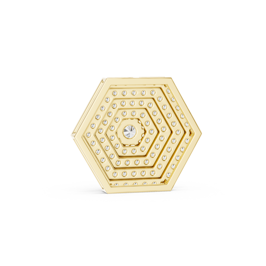Luxury diamond stud earrings featuring brilliant-cut stones.
