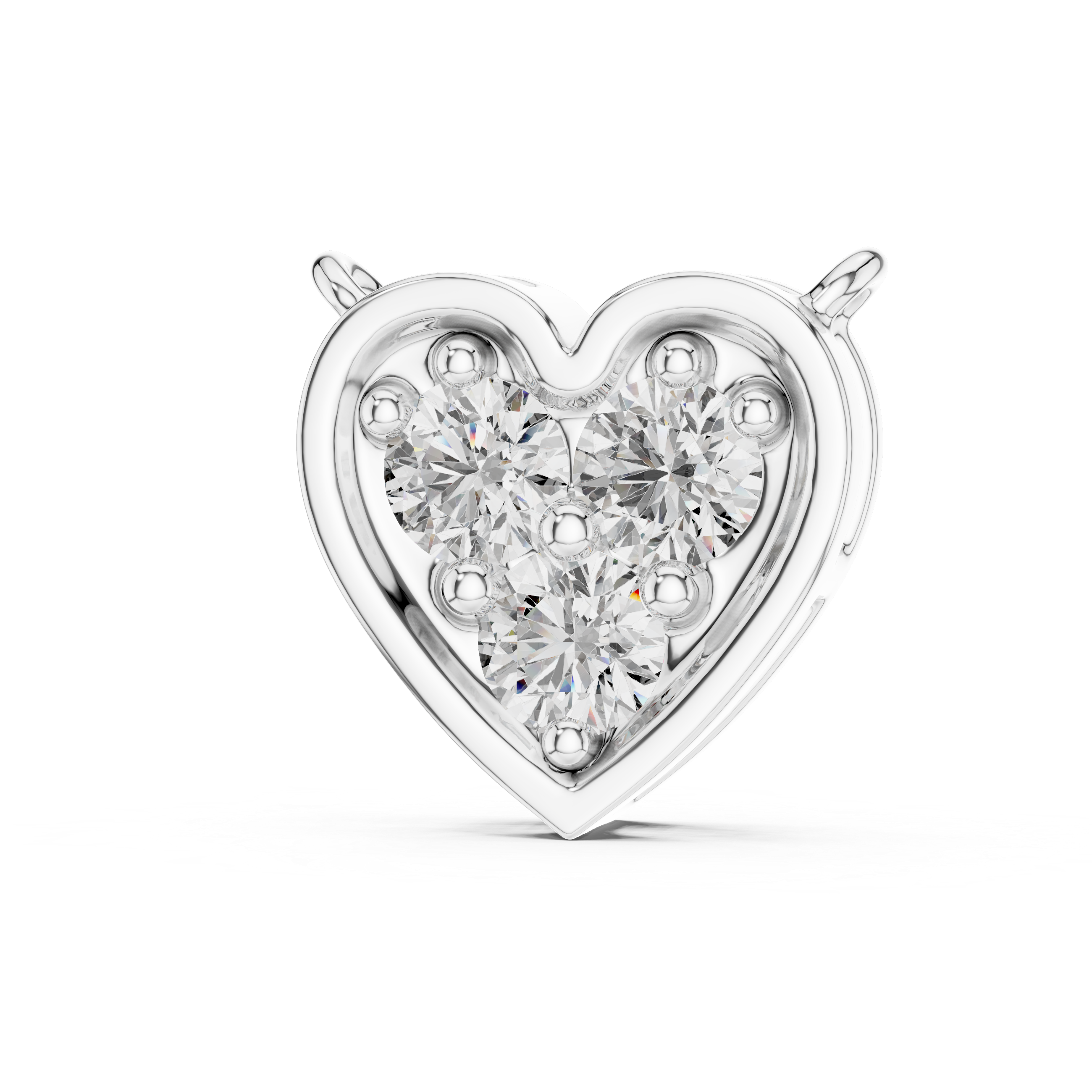 Luxury diamond jacket earrings designed to surround central stud stones.