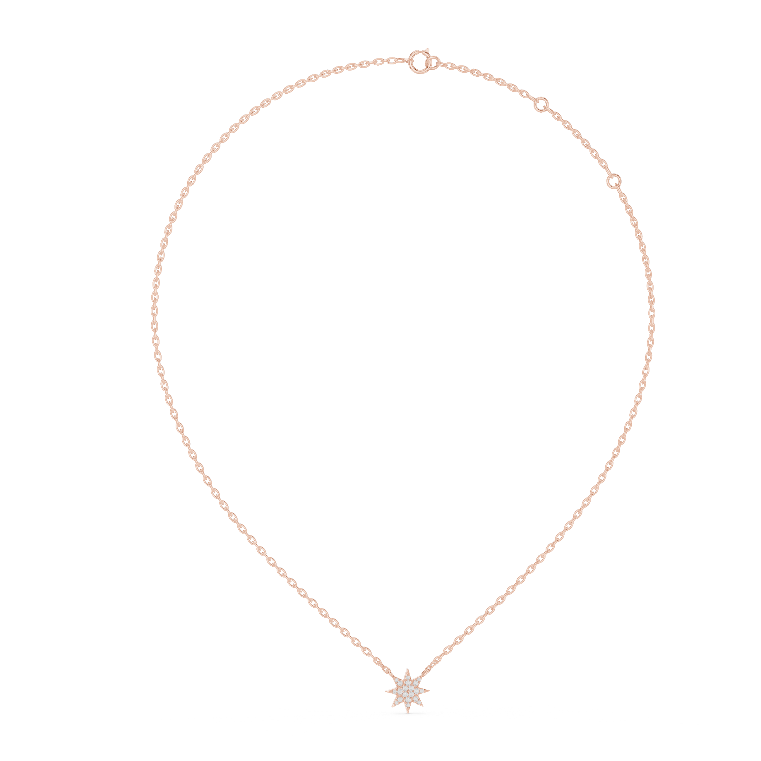 Designer initial letter pendant necklace with personalized alphabet charm.