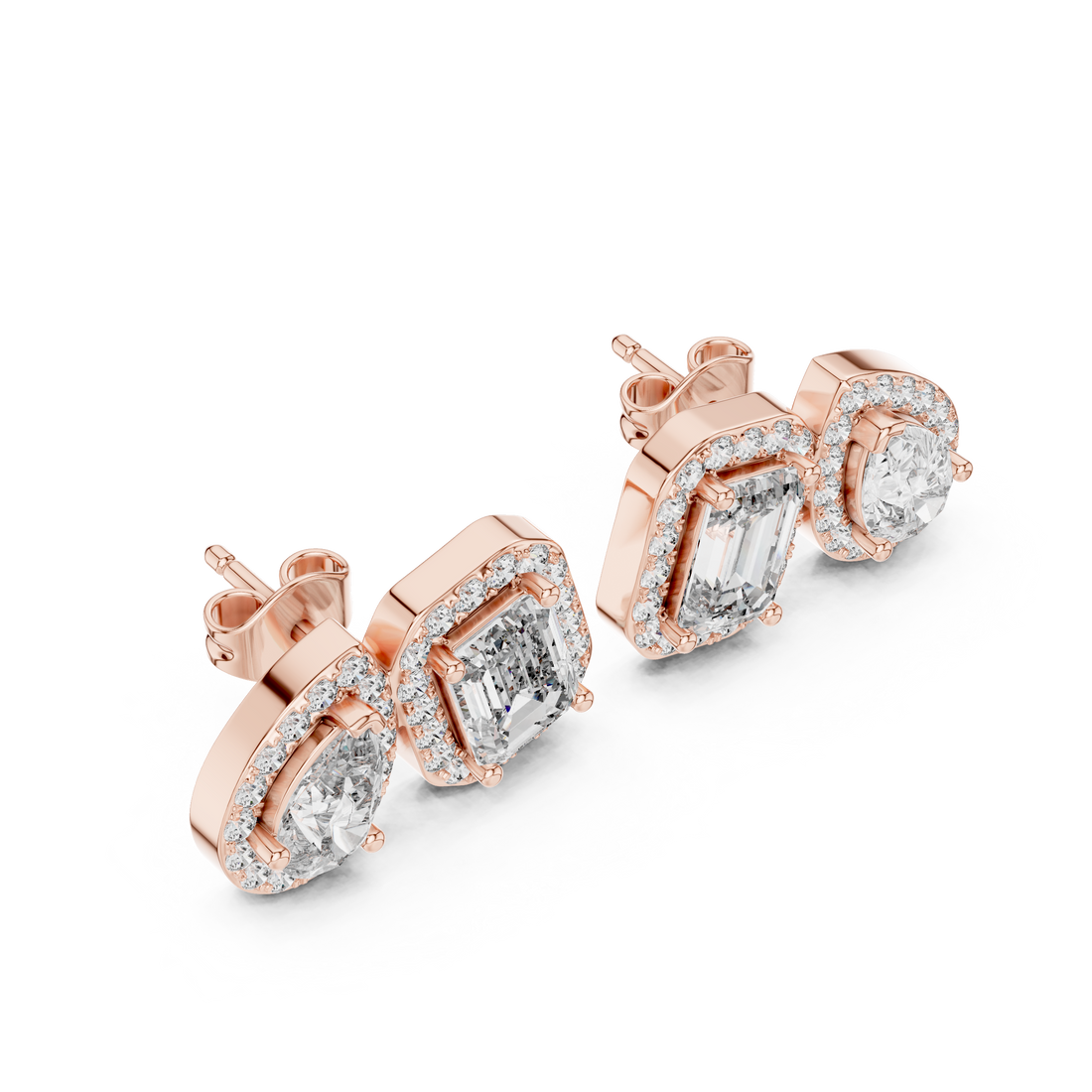 Decorative leaf brooch with elegant shape.