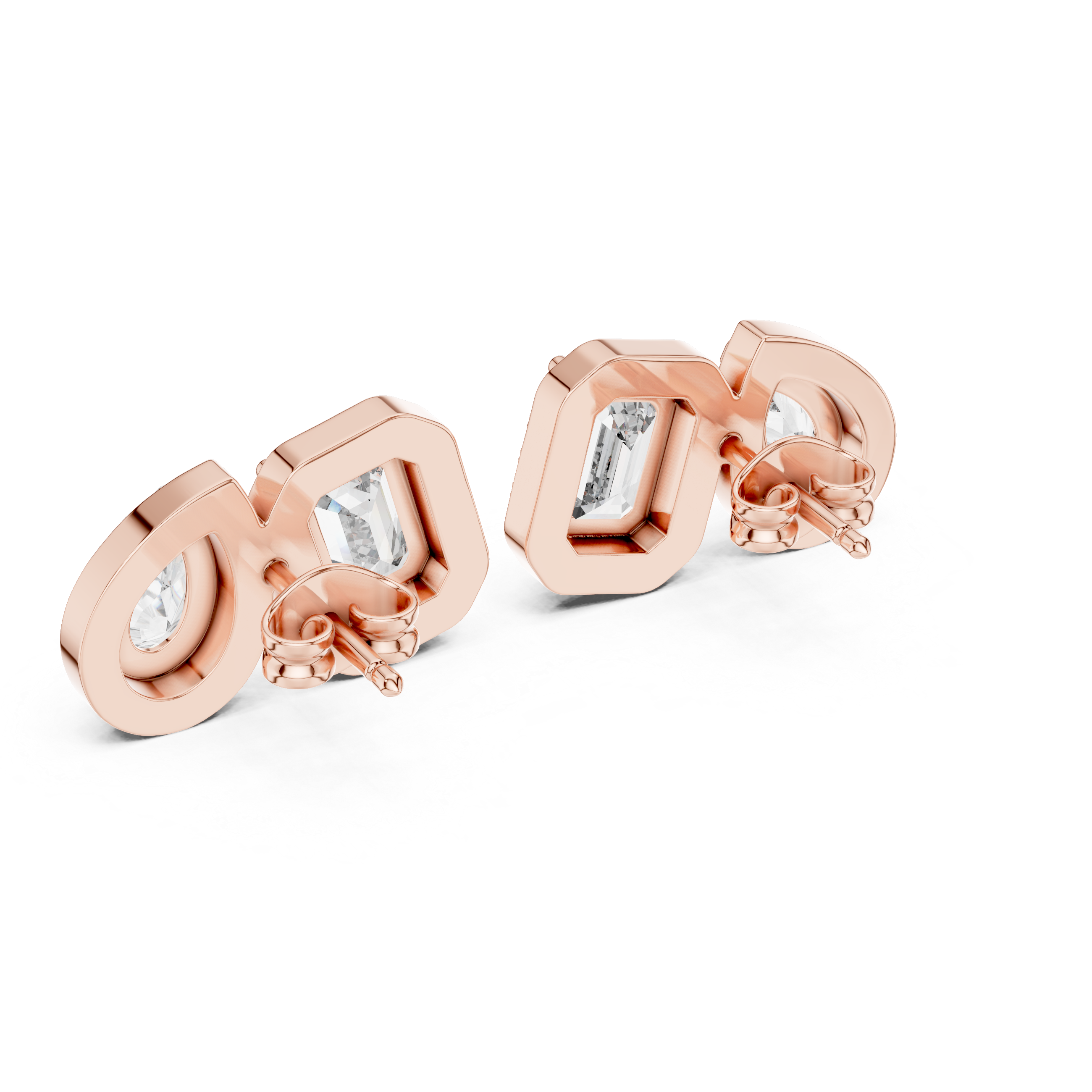 Diamond brooch with sparkling finish.