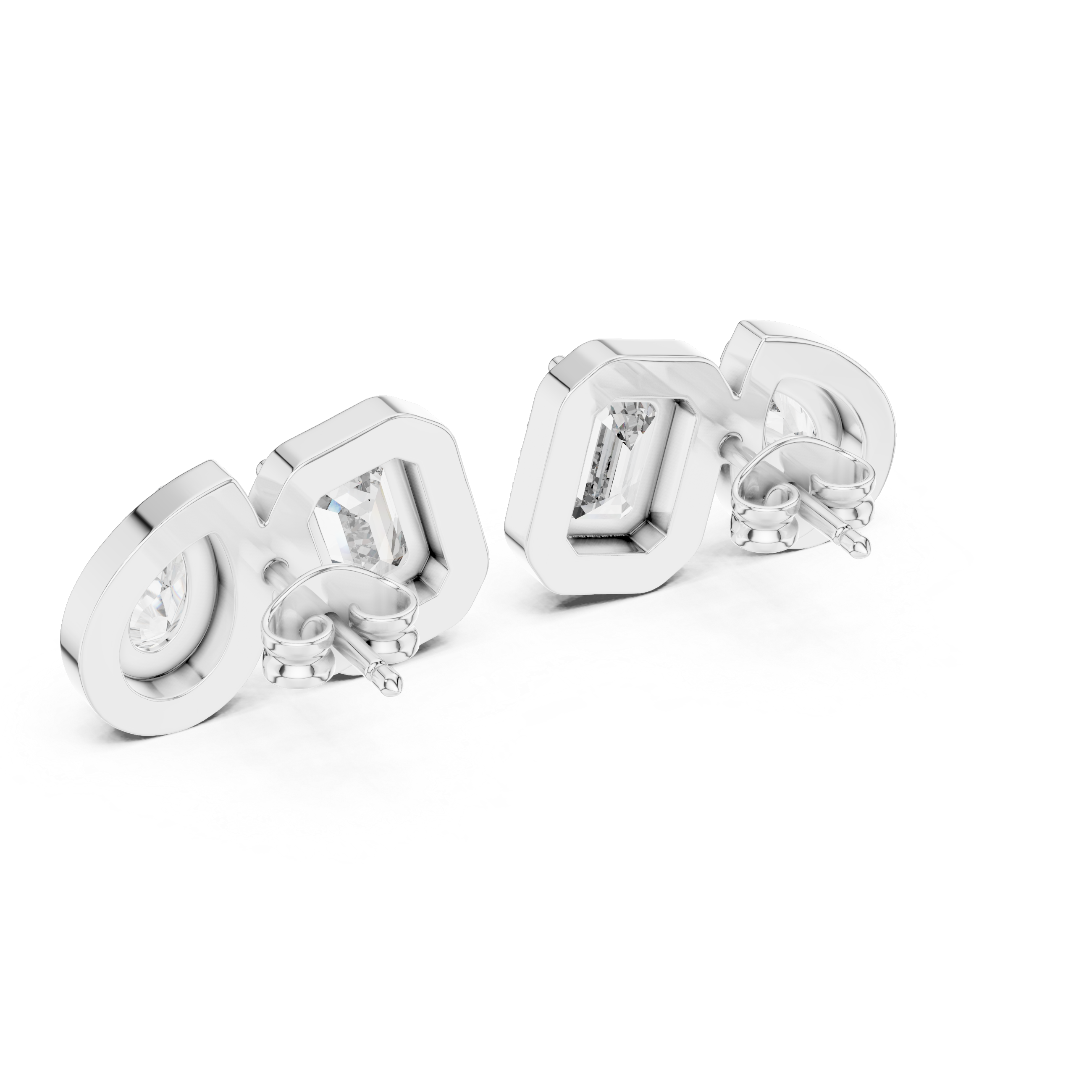 Men's diamond ring with bold design.