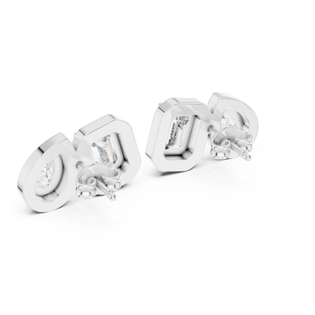 Men's diamond ring with bold design.