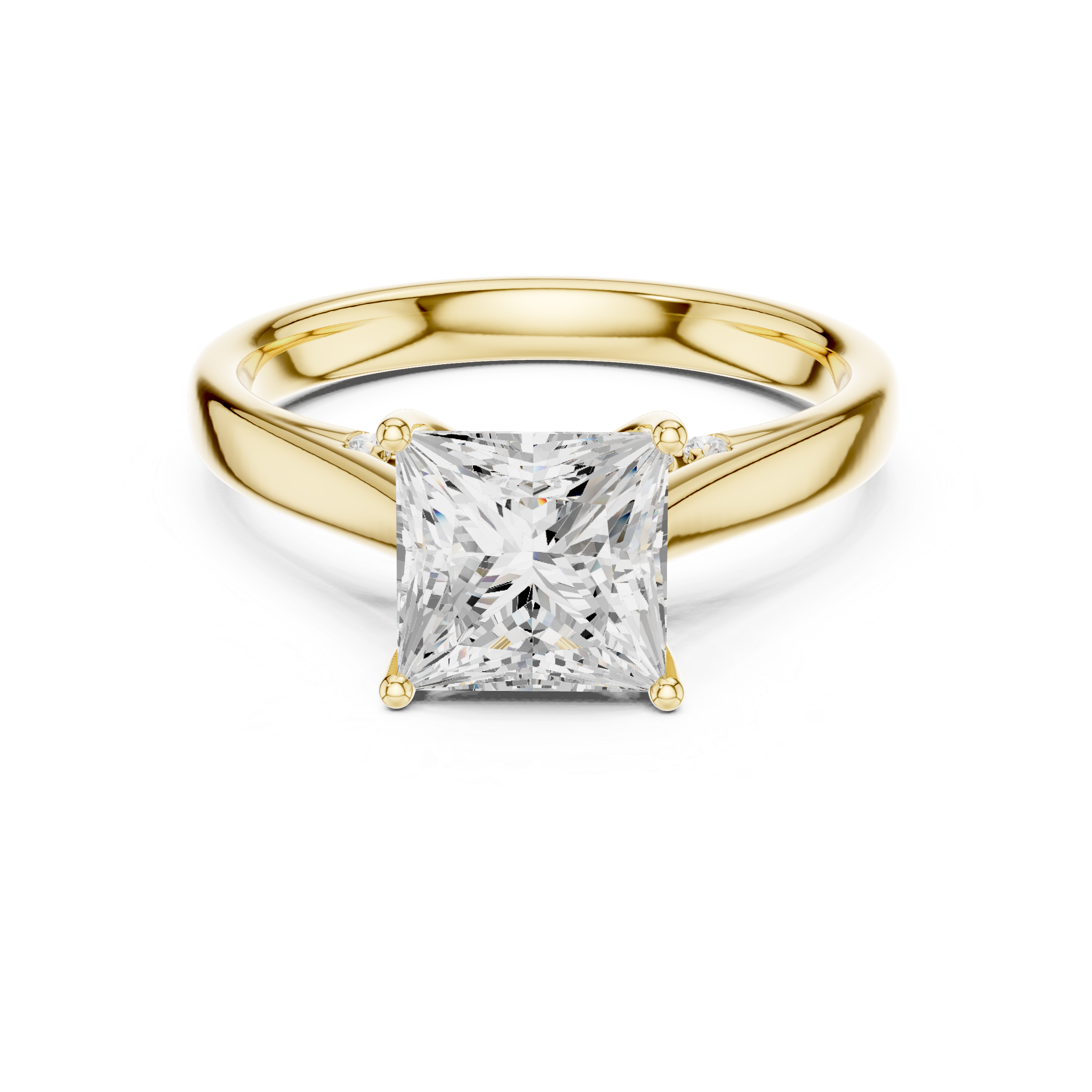 Smooth gemstone toe ring with bright sparkle.