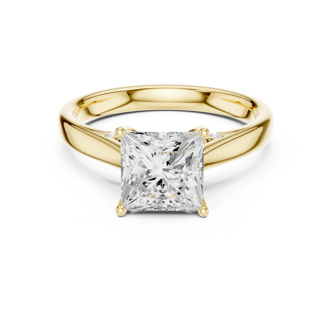 Smooth gemstone toe ring with bright sparkle.