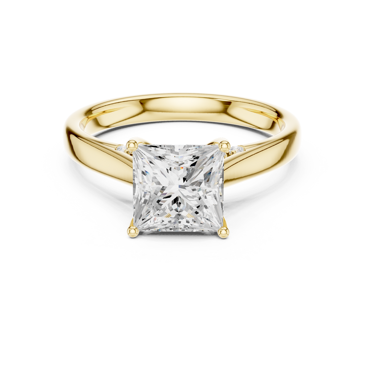 Smooth gemstone toe ring with bright sparkle.
