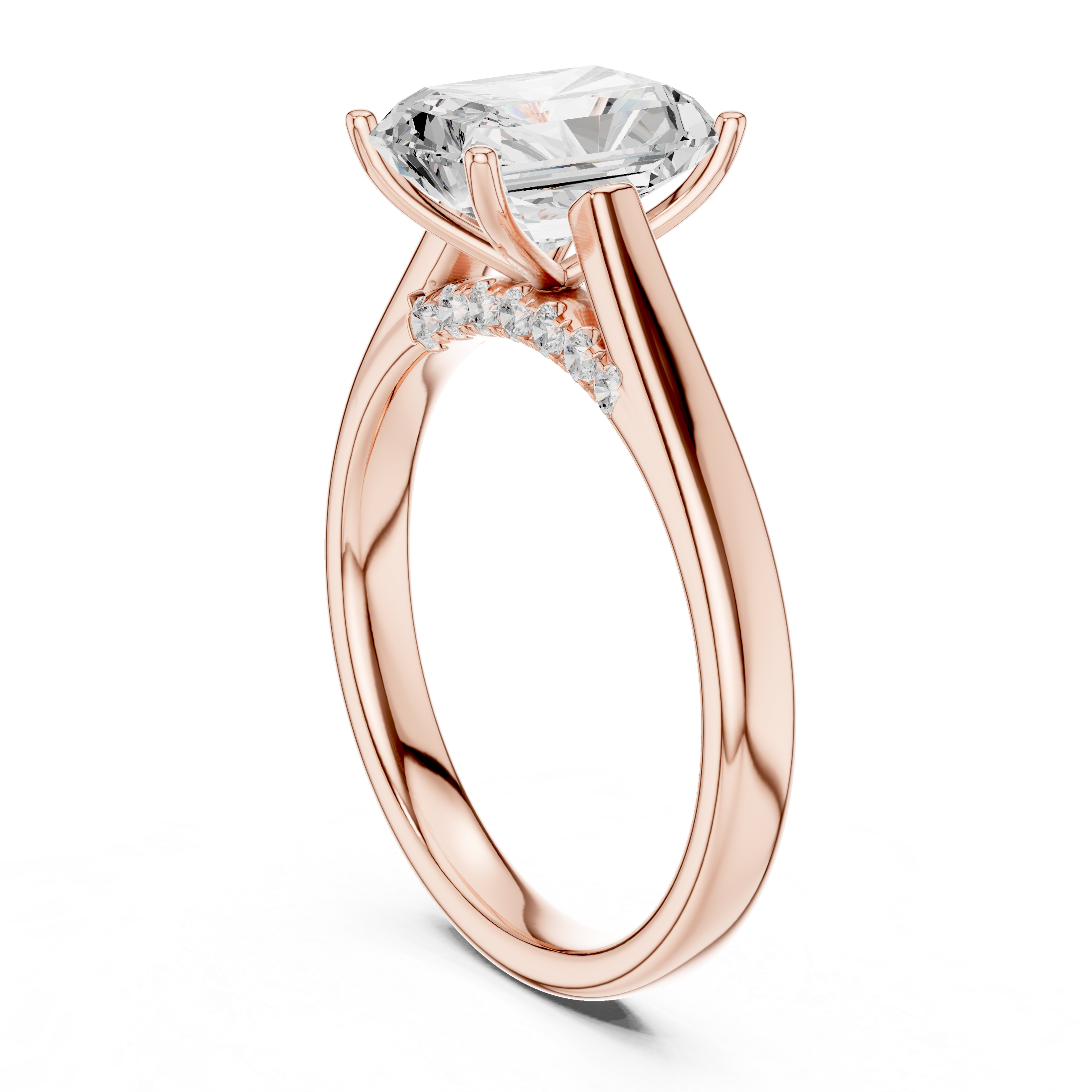 Adjustable toe ring with slim band design.