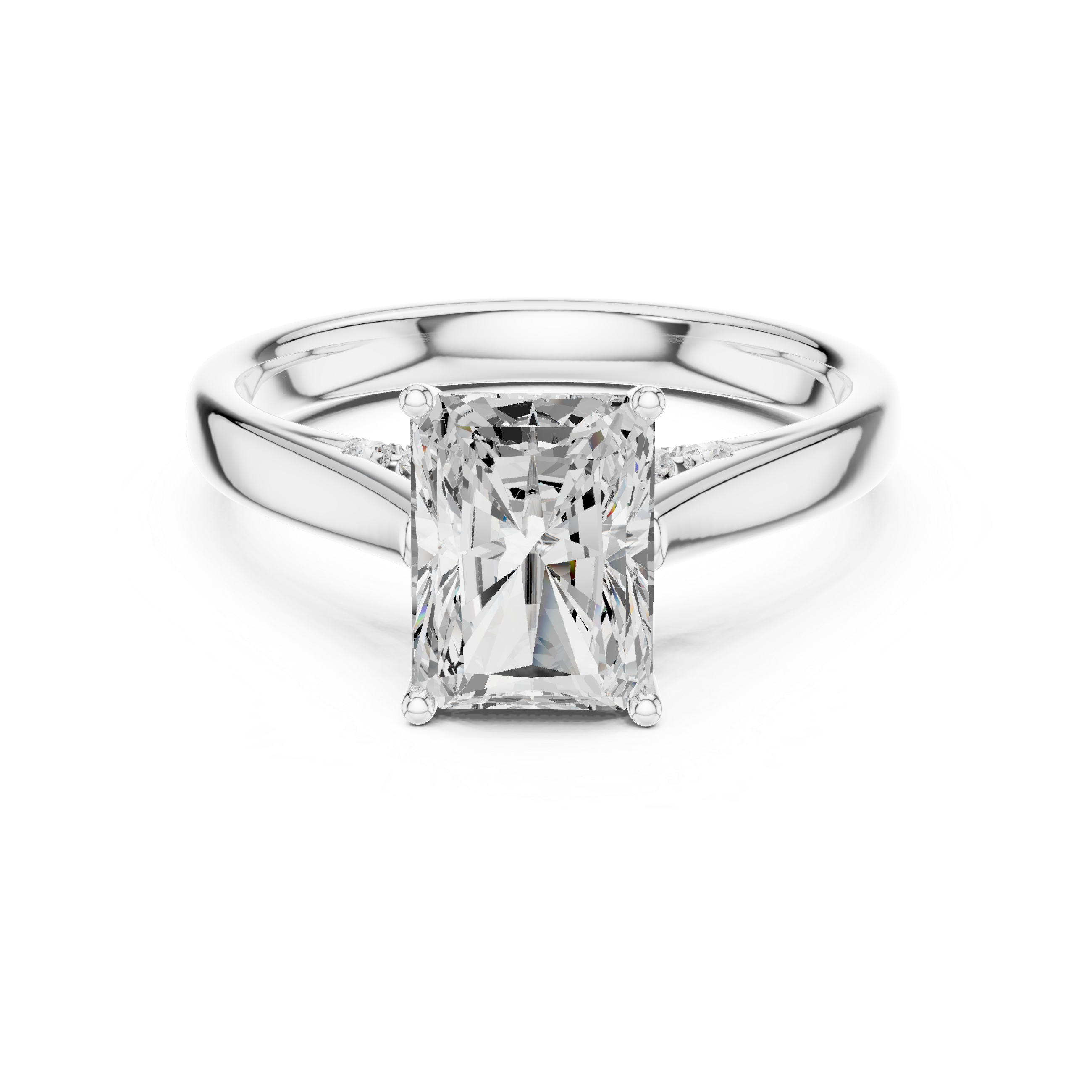 Cushion-cut engagement ring with refined sparkle.