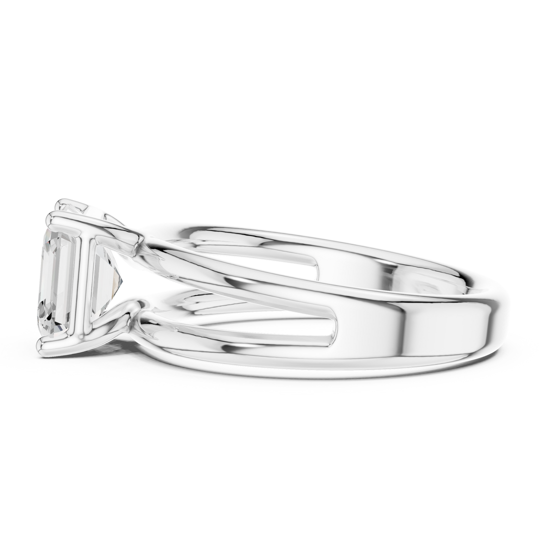Smooth cable chain necklace with sleek polish.
