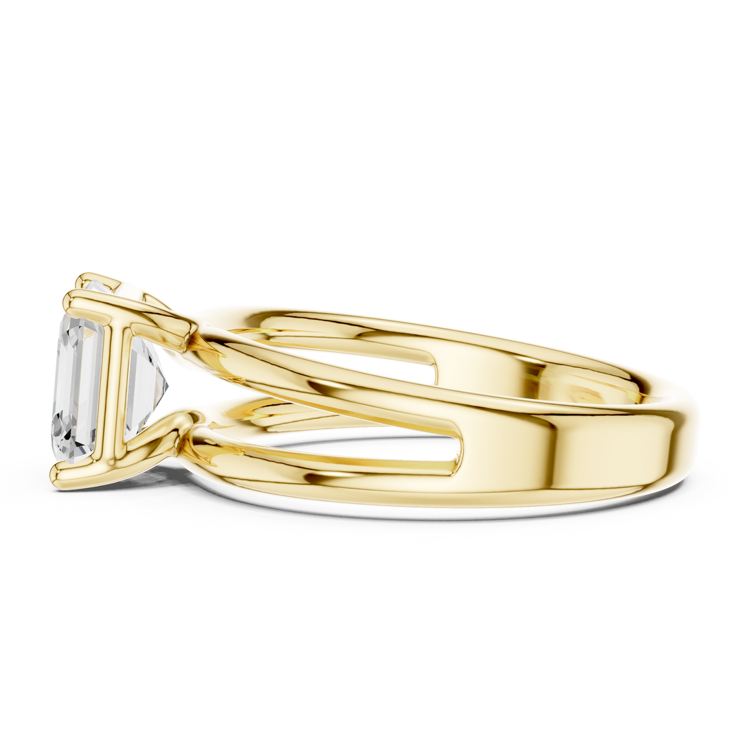 Slim stackable bangle with lightweight design.