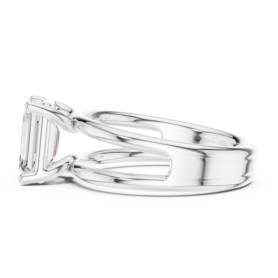Floral carved toe ring with elegant pattern.