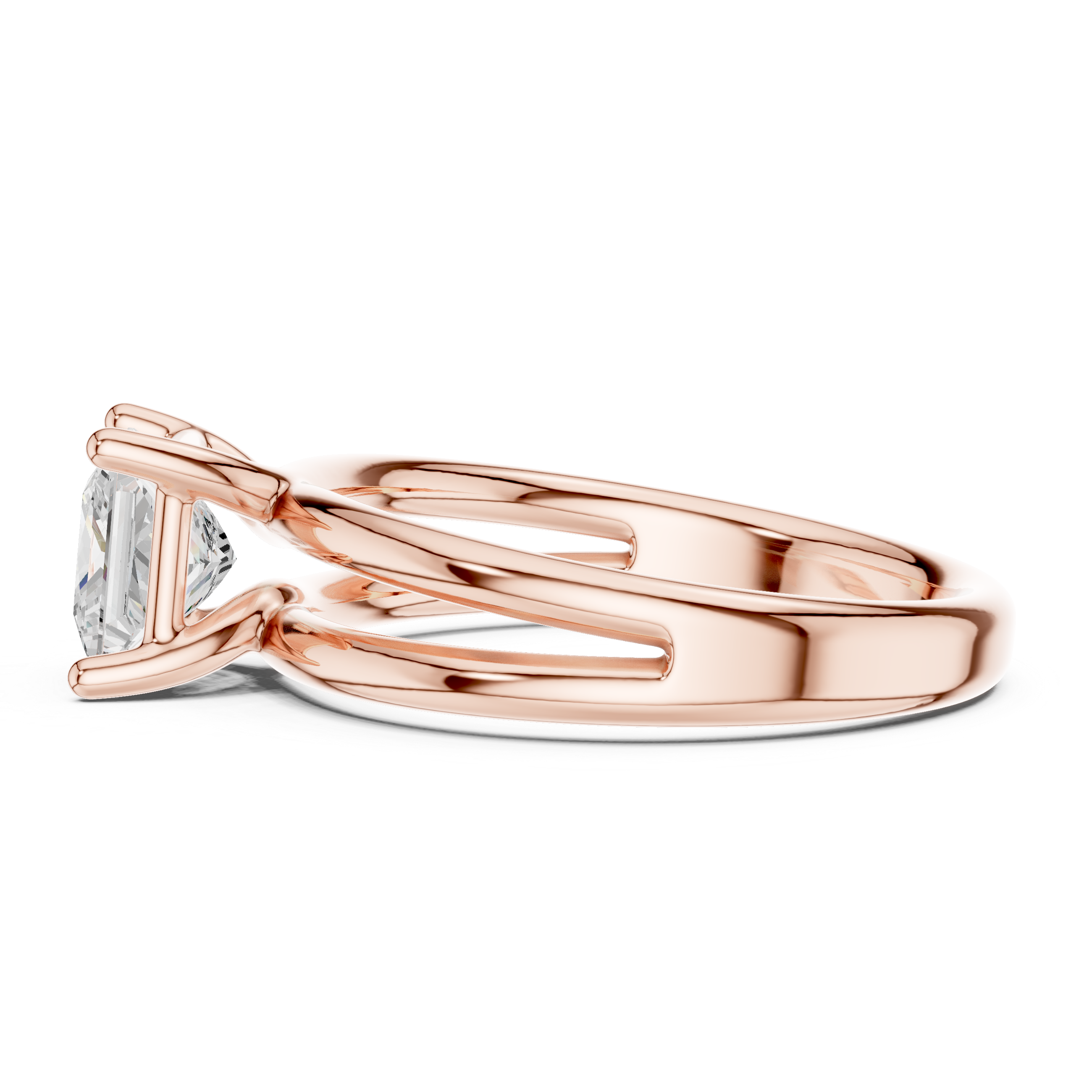 Bold cuff bracelet with smooth metal design.