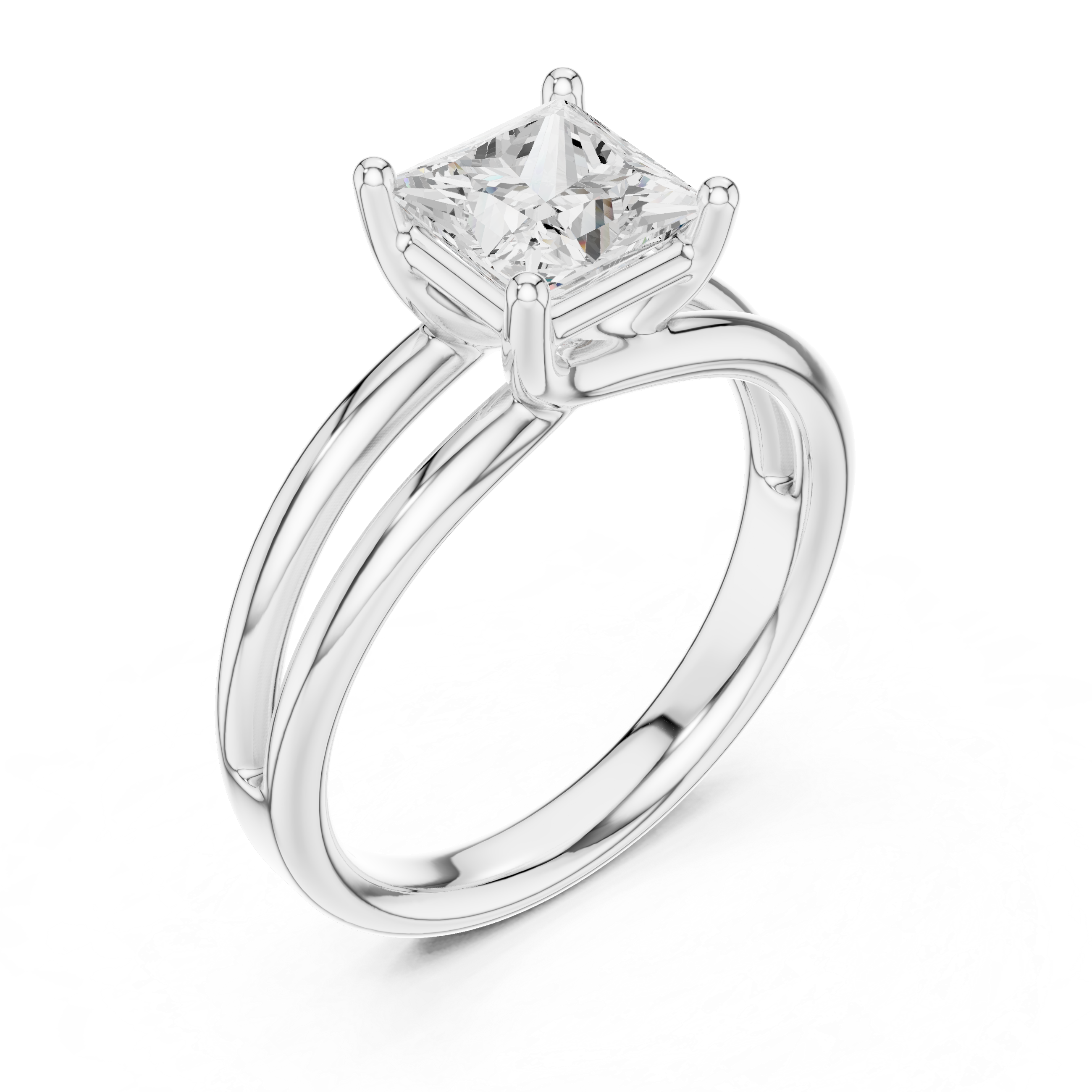 Diamond jewellery set with coordinated sparkle.