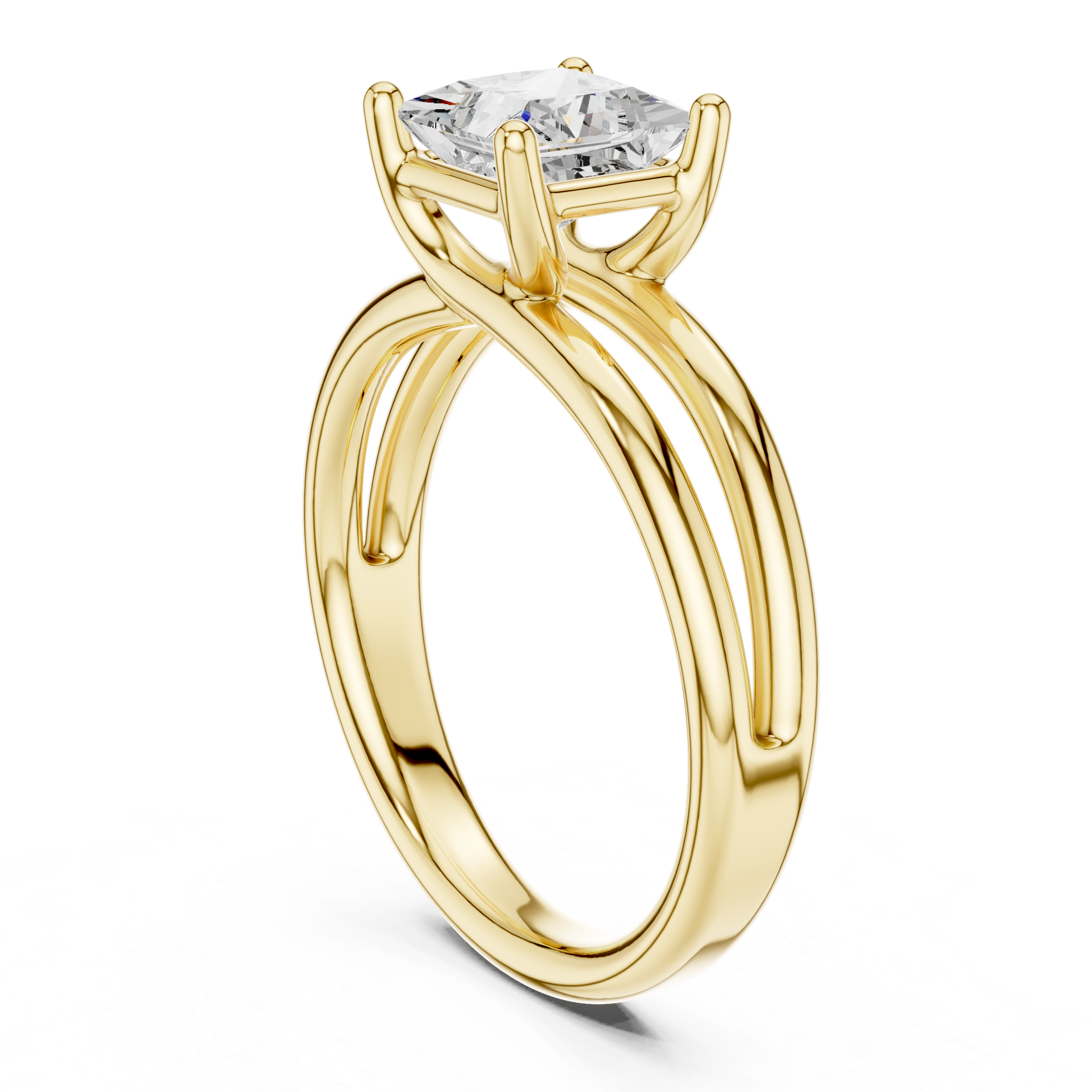 Modern bridal jewellery set with layered chains.