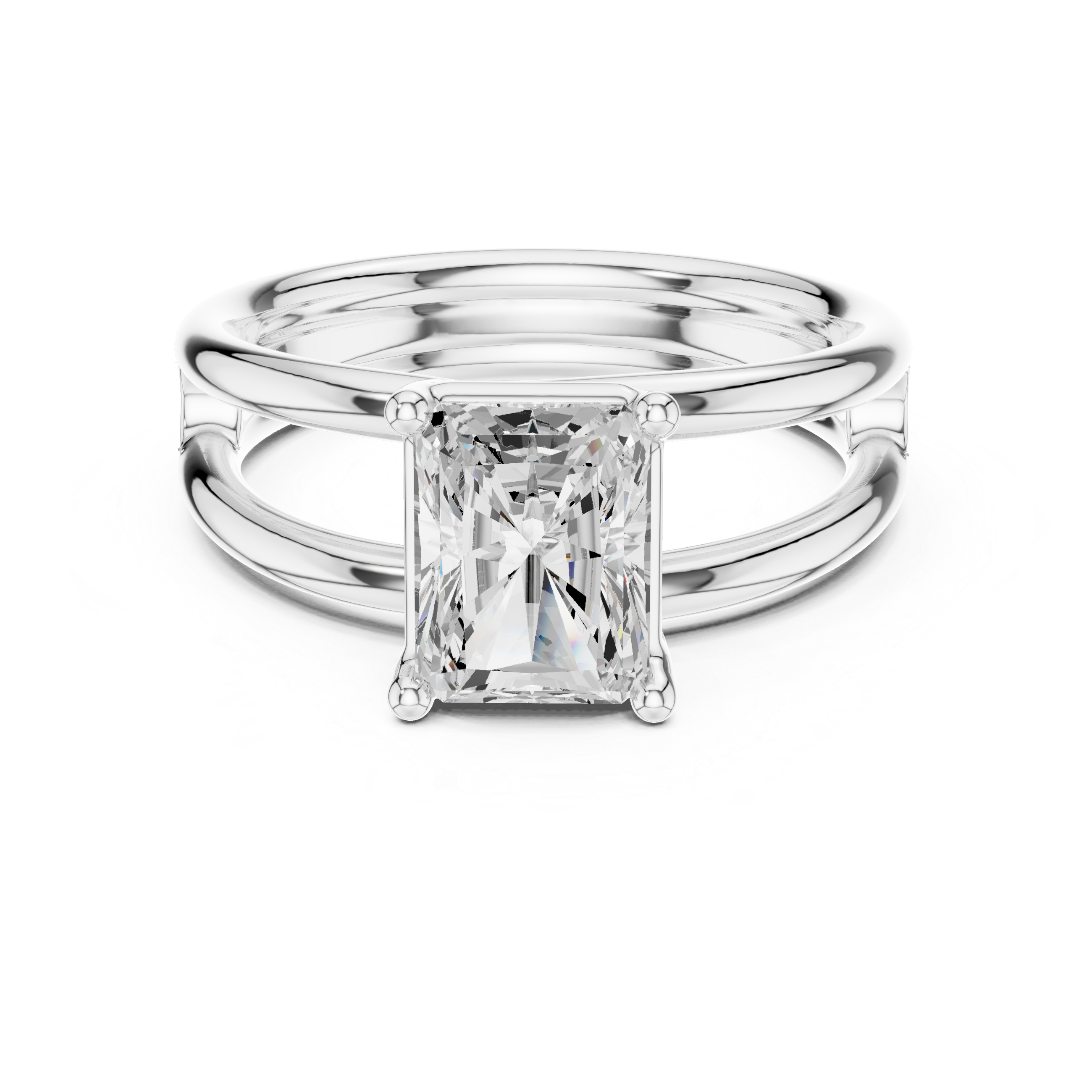 Minimal gold ring with modern smooth design.