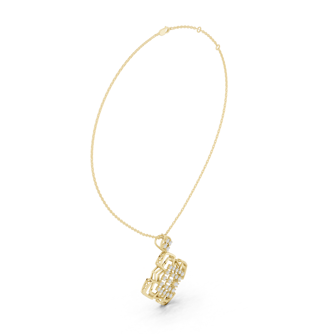 Luxury fashion Round Brilliant Cut Diamond Solitaire Pendant Necklace in Four Prong Setting curated for exclusive jewelry collections
