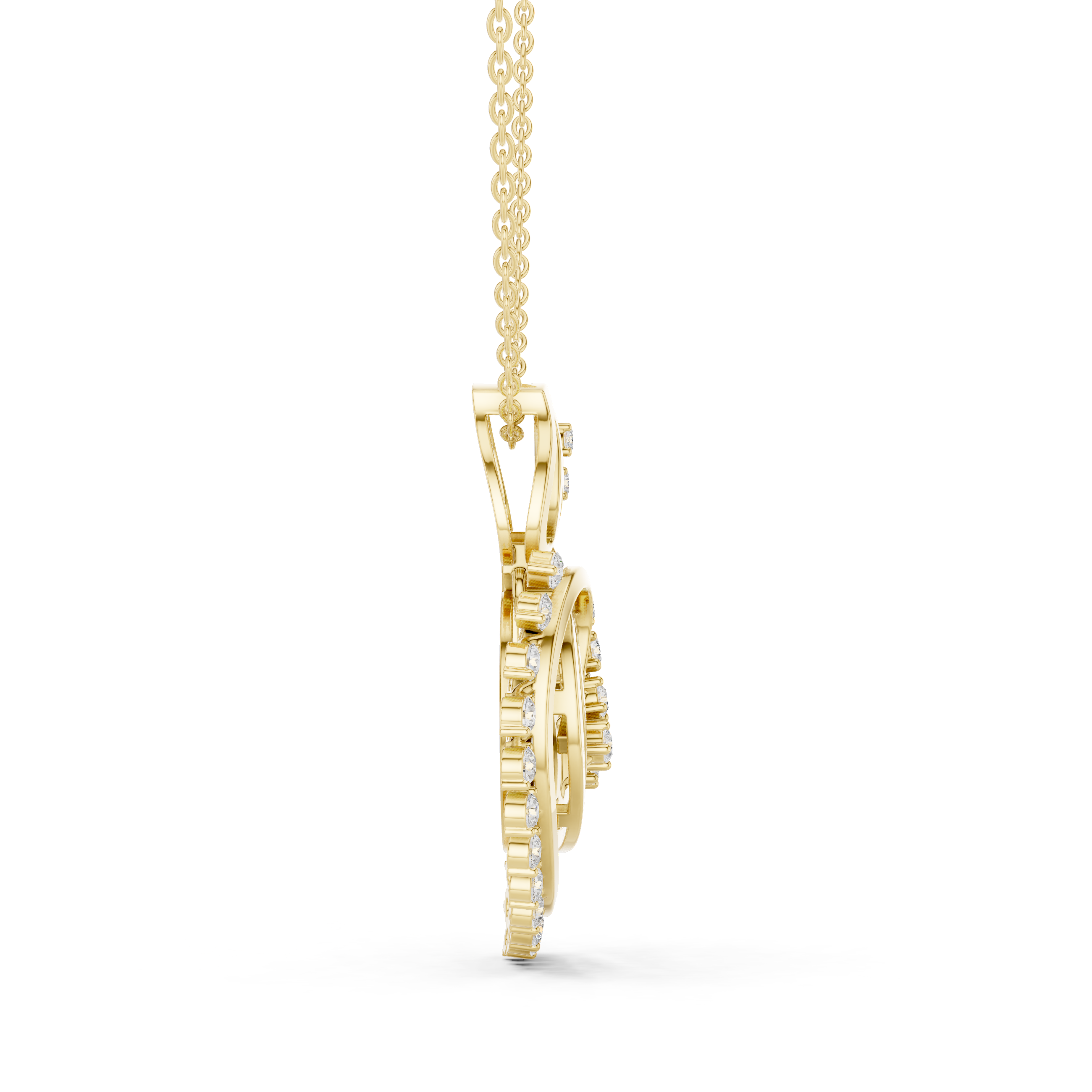 Stunning with premium high-quality finish and brilliant sparkling diamonds