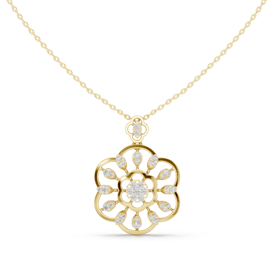 Sparkling featuring intricate diamond detail and fine finish