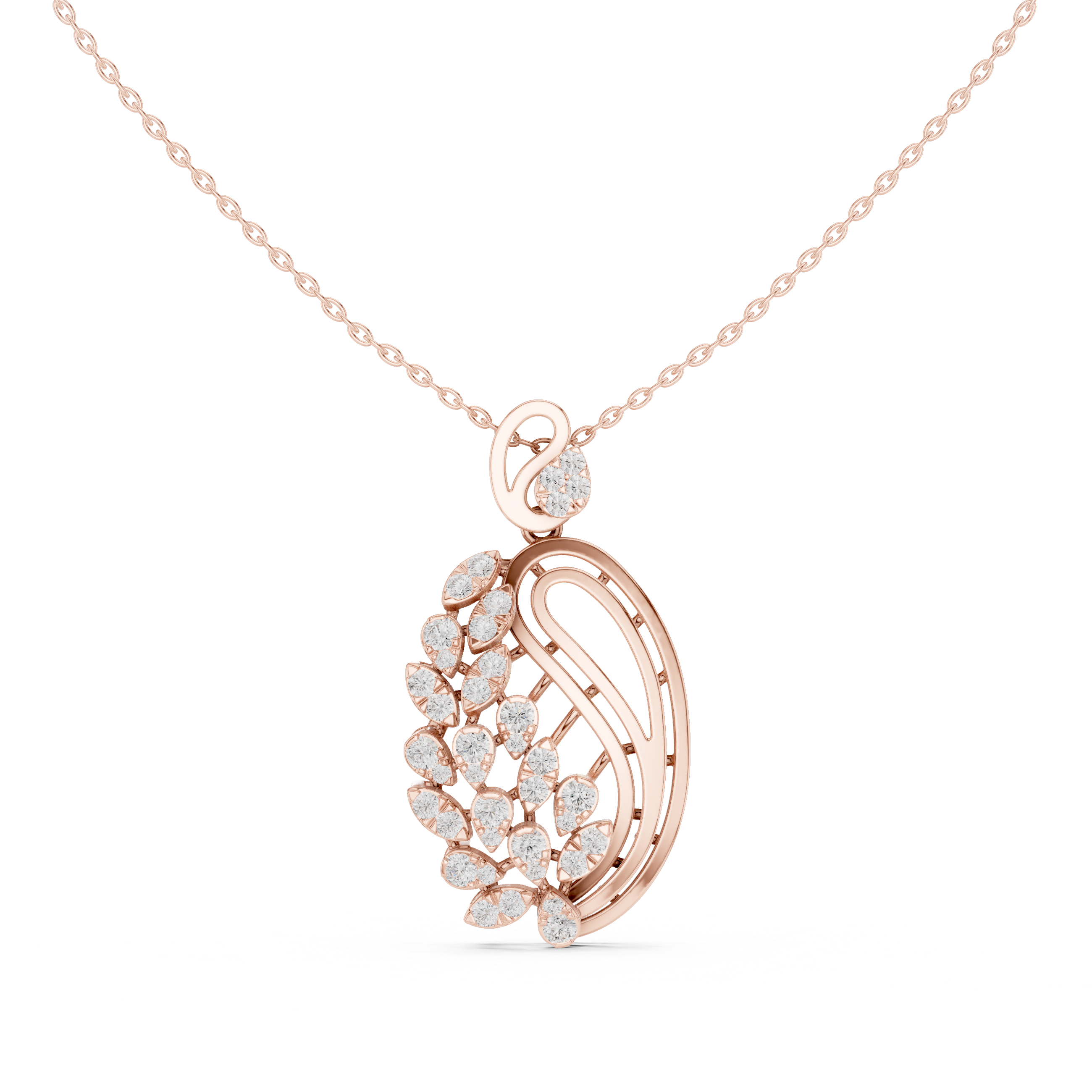 Stunning with premium high-quality finish and brilliant sparkling diamonds