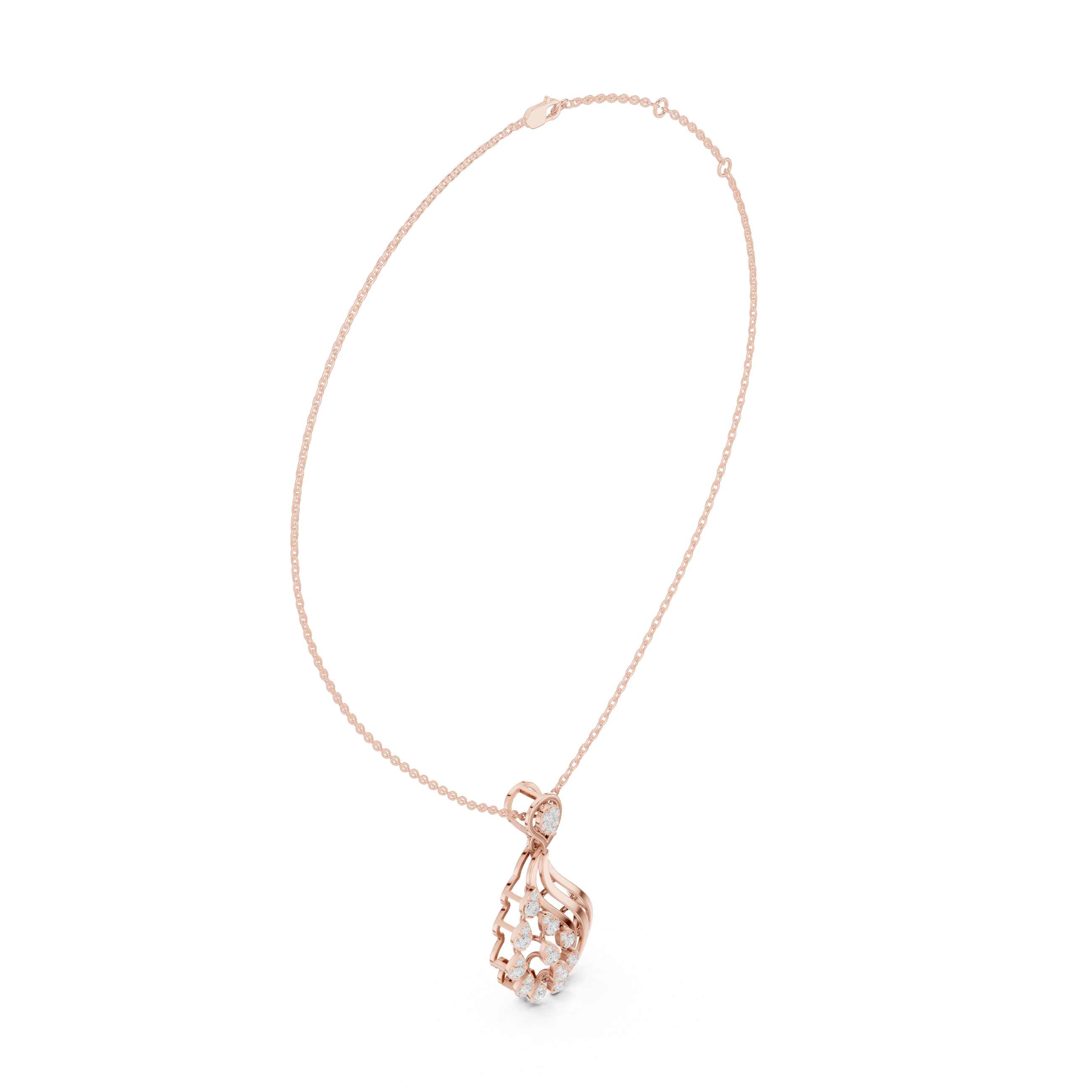 Sparkling featuring intricate diamond detail and fine finish