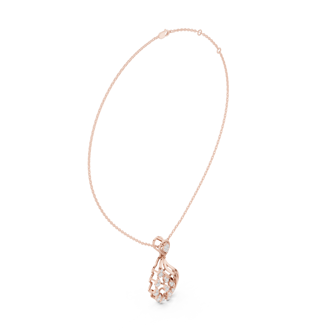 Sparkling featuring intricate diamond detail and fine finish