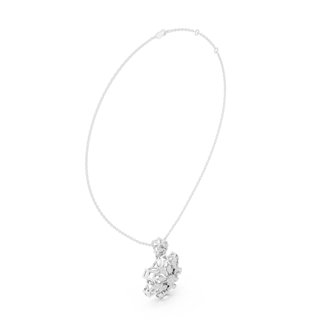 Sparkling featuring intricate diamond detail and fine finish
