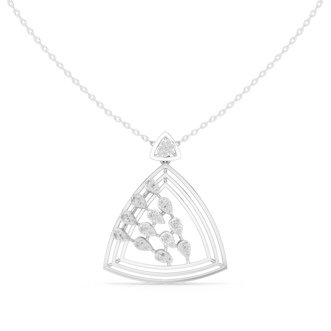 Luxury fashion Round Brilliant Cut Diamond Solitaire Pendant Necklace in Four Prong Setting curated for exclusive jewelry collections