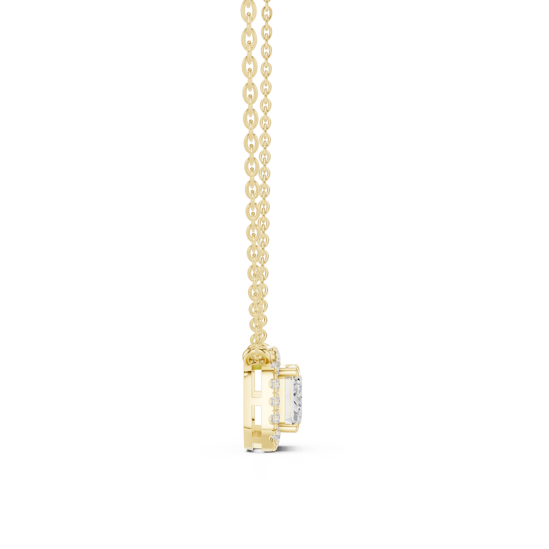 Luxury fashion Round Brilliant Cut Diamond Solitaire Pendant Necklace in Four Prong Setting curated for exclusive jewelry collections