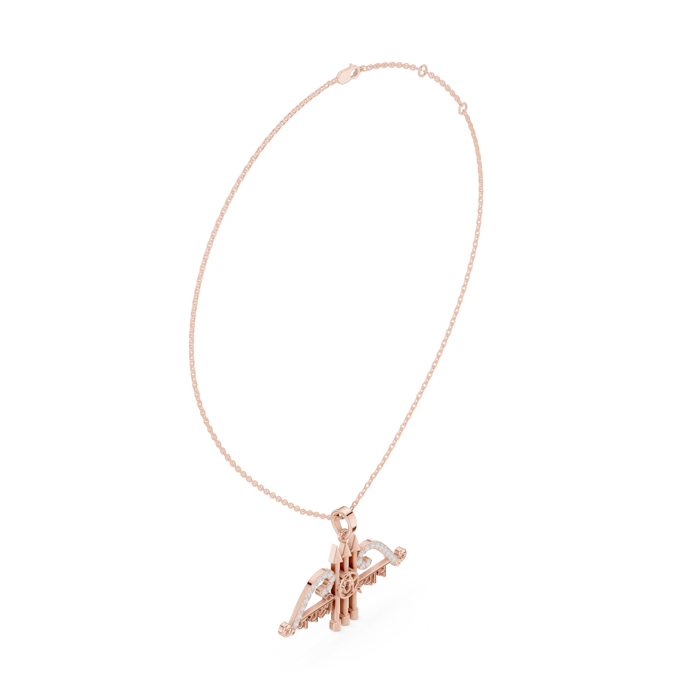 Sleek Round Brilliant Cut Diamond Solitaire Pendant Necklace perfect for both casual and formal styling