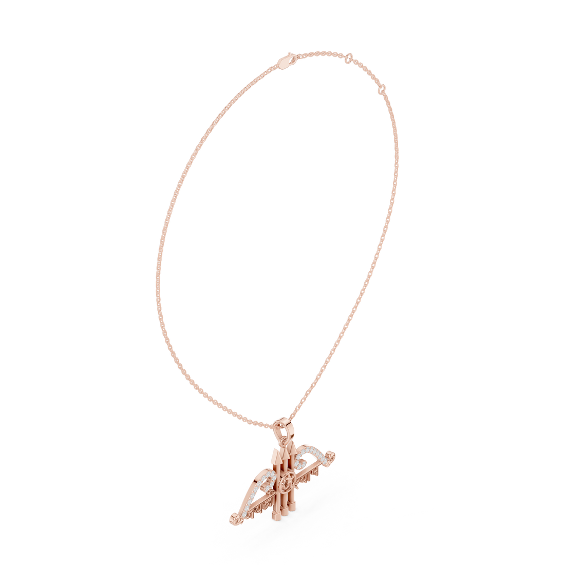 Sleek Round Brilliant Cut Diamond Solitaire Pendant Necklace perfect for both casual and formal styling