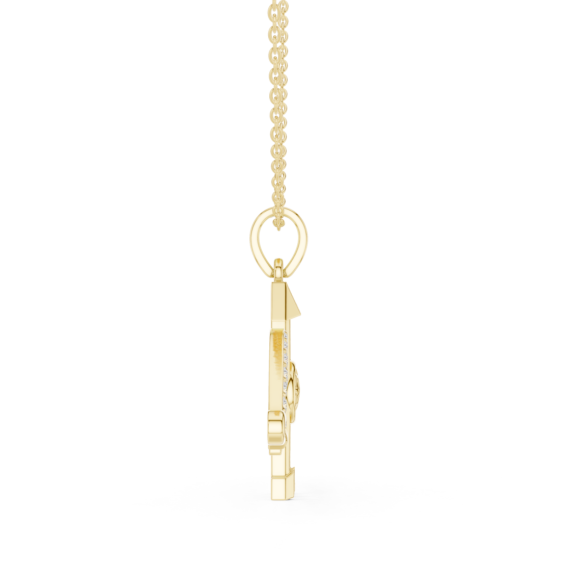 Sparkling featuring intricate diamond detail and fine finish
