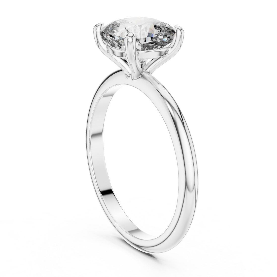 Decorative gemstone toe ring with round stone.
