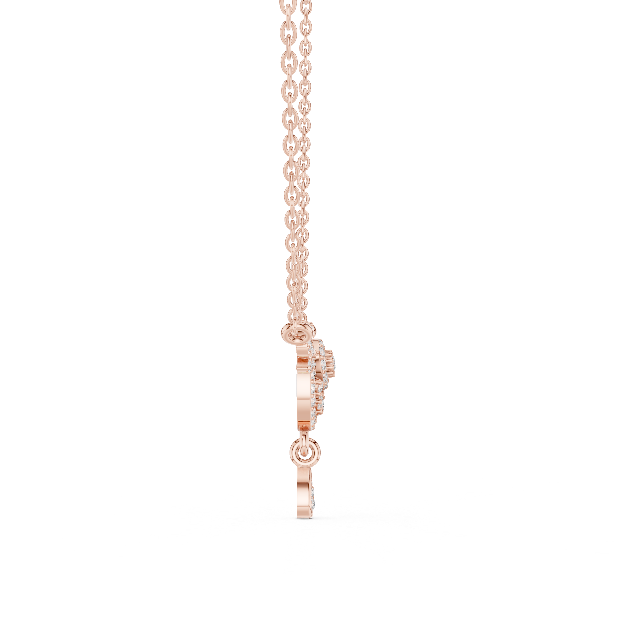 Luxury fashion Round Brilliant Cut Diamond Solitaire Pendant Necklace in Four Prong Setting curated for exclusive jewelry collections