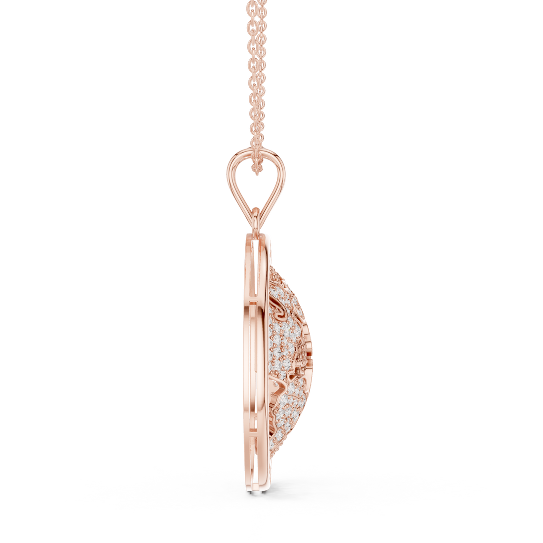 Sparkling featuring intricate diamond detail and fine finish