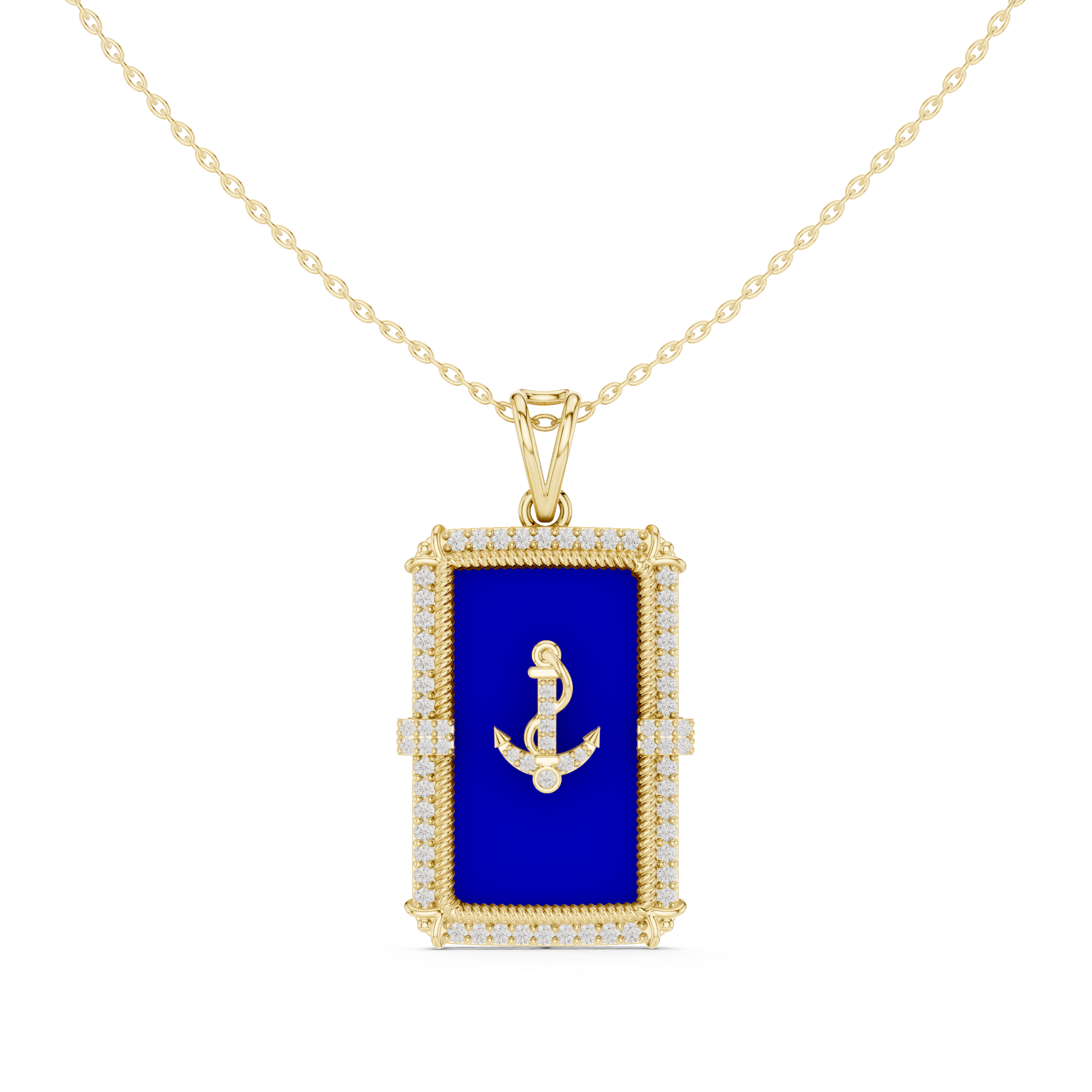 Luxury fashion Round Brilliant Cut Diamond Solitaire Pendant Necklace in Four Prong Setting curated for exclusive jewelry collections