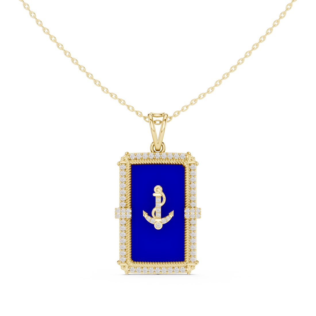 Luxury fashion Round Brilliant Cut Diamond Solitaire Pendant Necklace in Four Prong Setting curated for exclusive jewelry collections