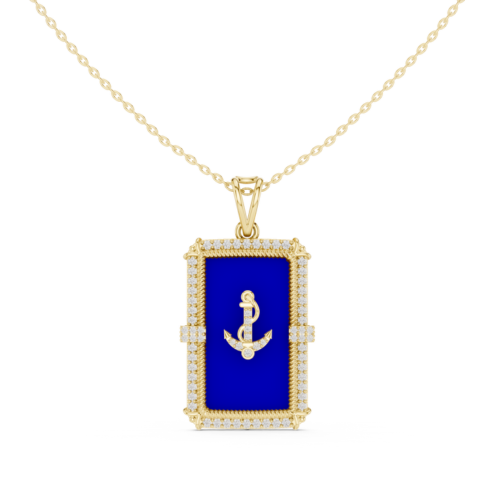 Luxury fashion Round Brilliant Cut Diamond Solitaire Pendant Necklace in Four Prong Setting curated for exclusive jewelry collections