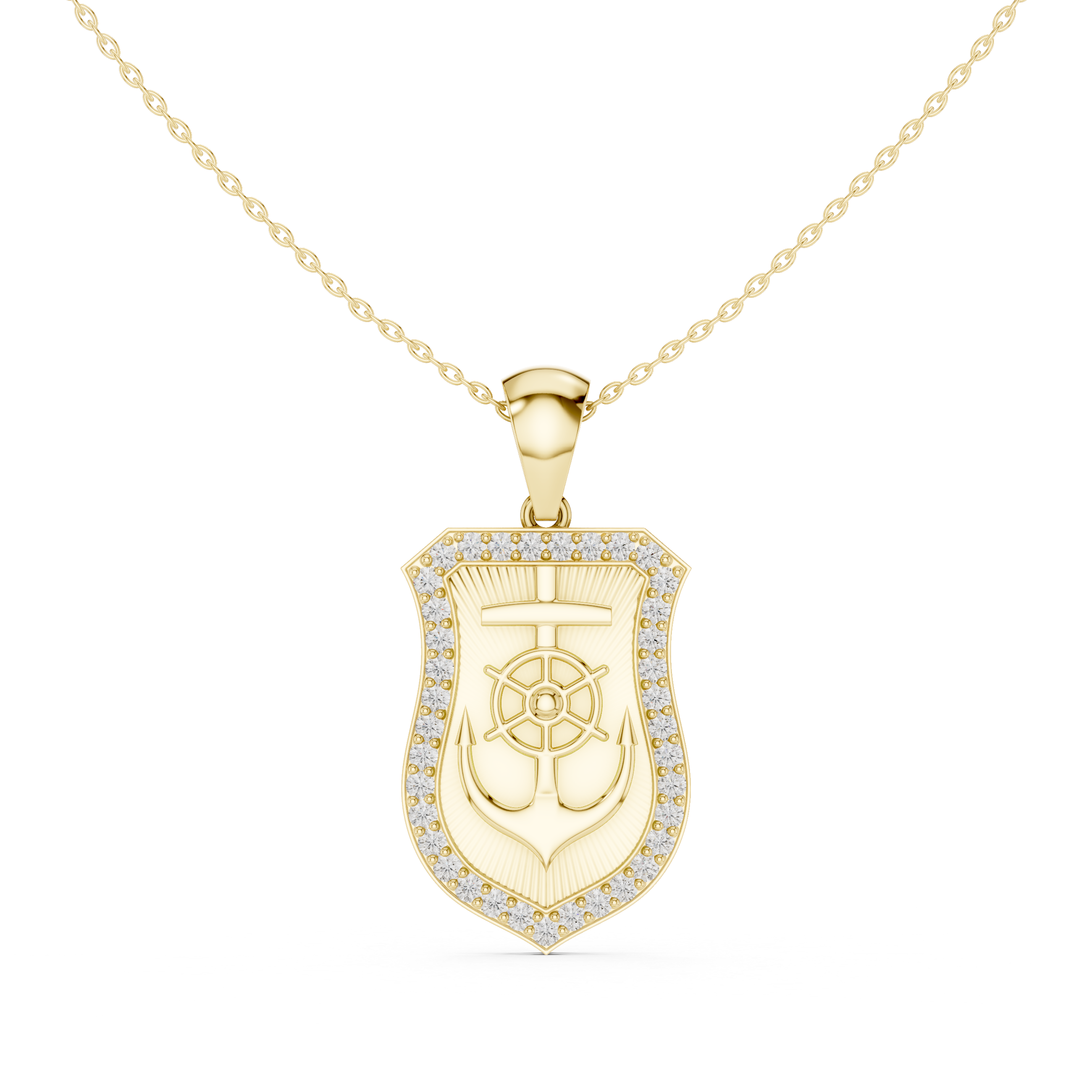 Sparkling featuring intricate diamond detail and fine finish