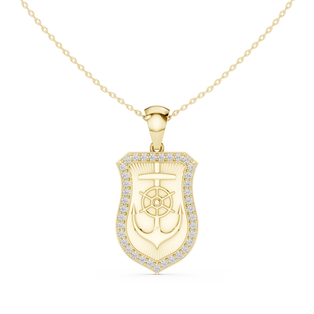 Sparkling featuring intricate diamond detail and fine finish