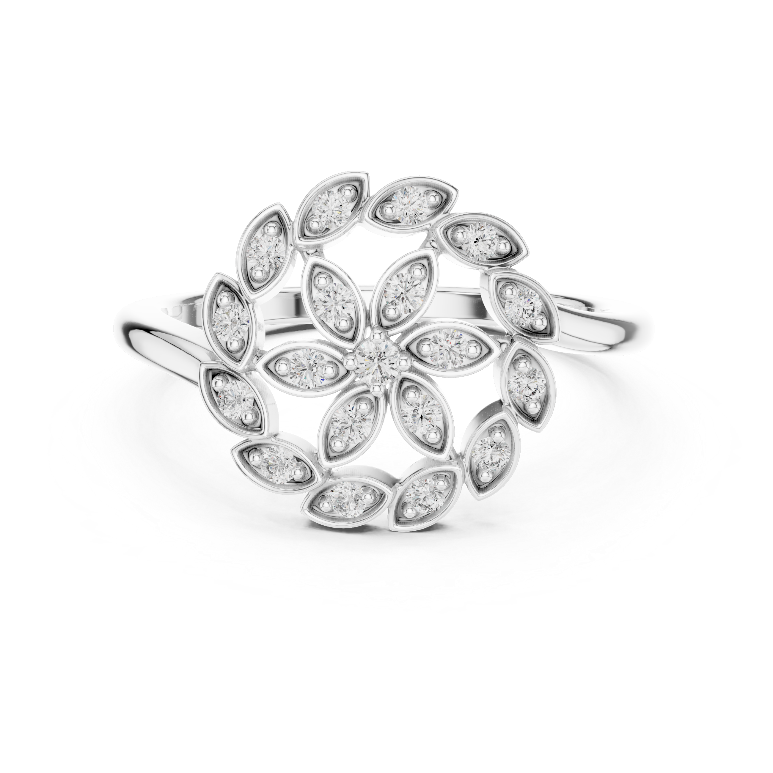 Diamond solitaire pendant necklace with brilliance.