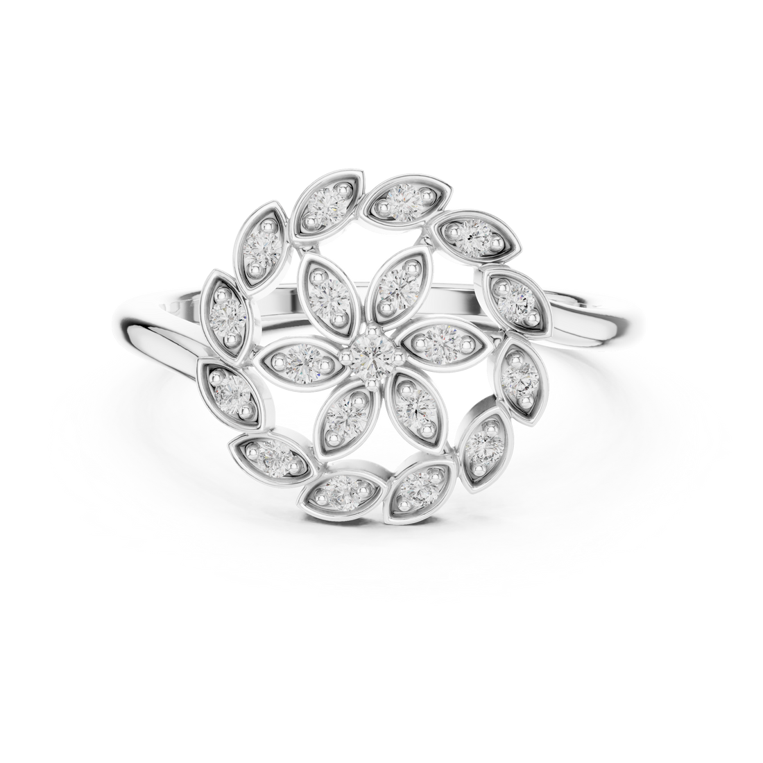 Diamond solitaire pendant necklace with brilliance.